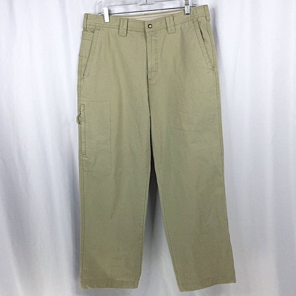 Columbia Pants Mens Size 34x30 Beige Khaki Straight Leg Cotton Chino - Picture 1 of 6